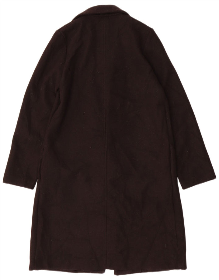 Zara Dame Overfrakke UK 10 Lille Sort