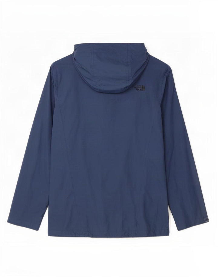 The North Face Regnjakke med hætte til kvinder UK 16 Large Navy Blue
