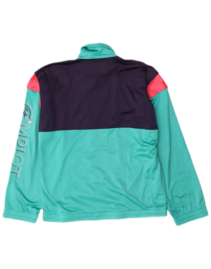 DIADORA Træningsdragt til mænd Topjakke UK 40 Medium Turkis Colourblock