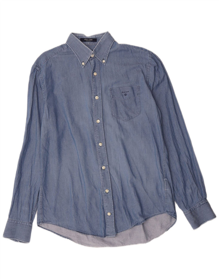 Gant Herre Madison Regular Fit skjorte Medium Blue Cotton