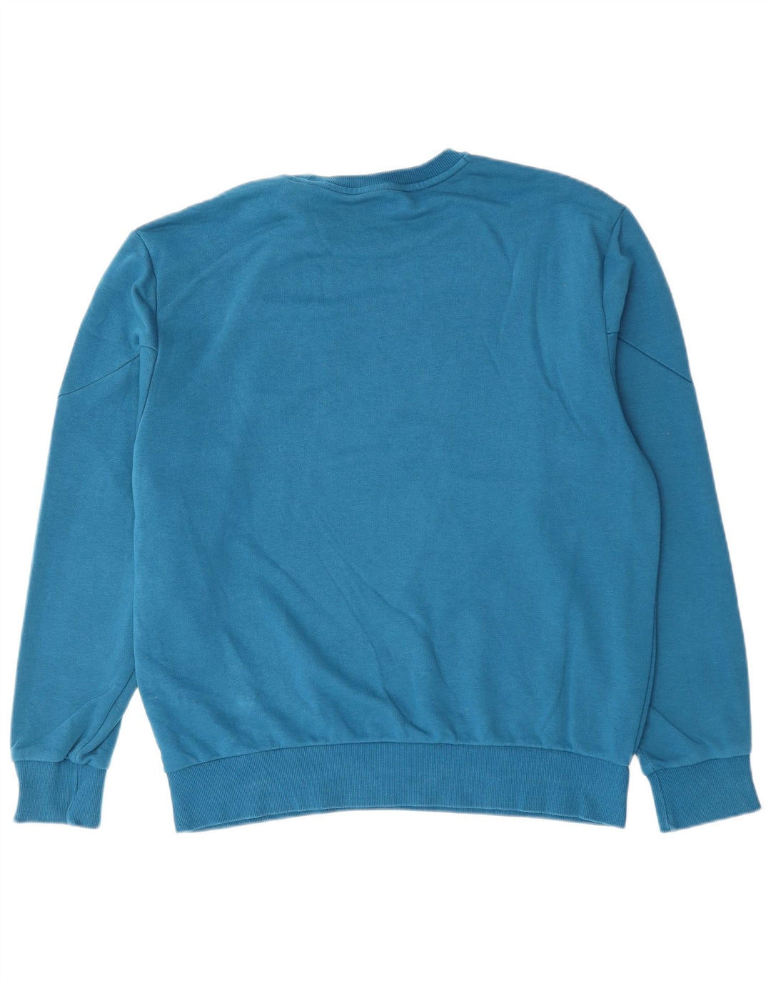 PUMA Sweatshirt-trøje til mænd Large Blue Colourblock Bomuld