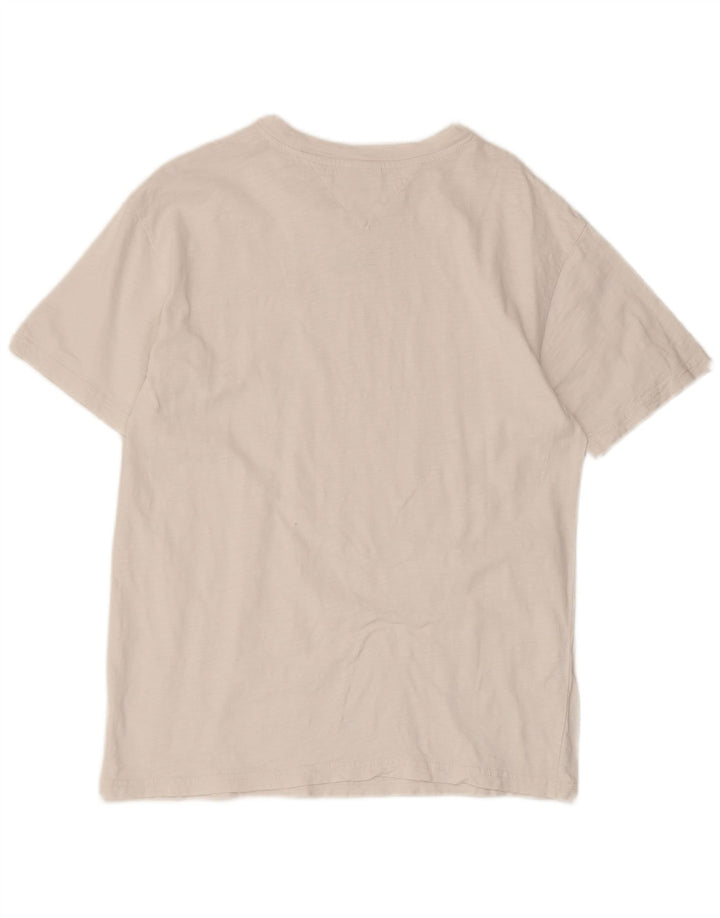 Tommy Hilfiger Herre T-Shirt Top Lille Hvid