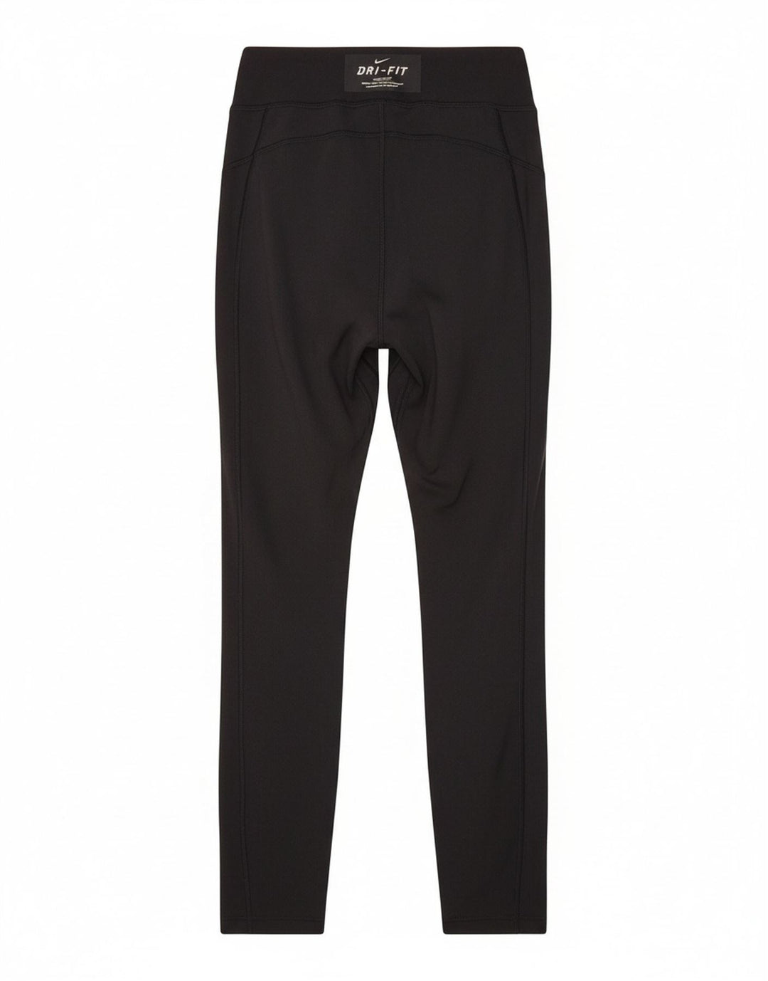 NIKE Womens Leggings UK 12 Medium  Black Colourblock