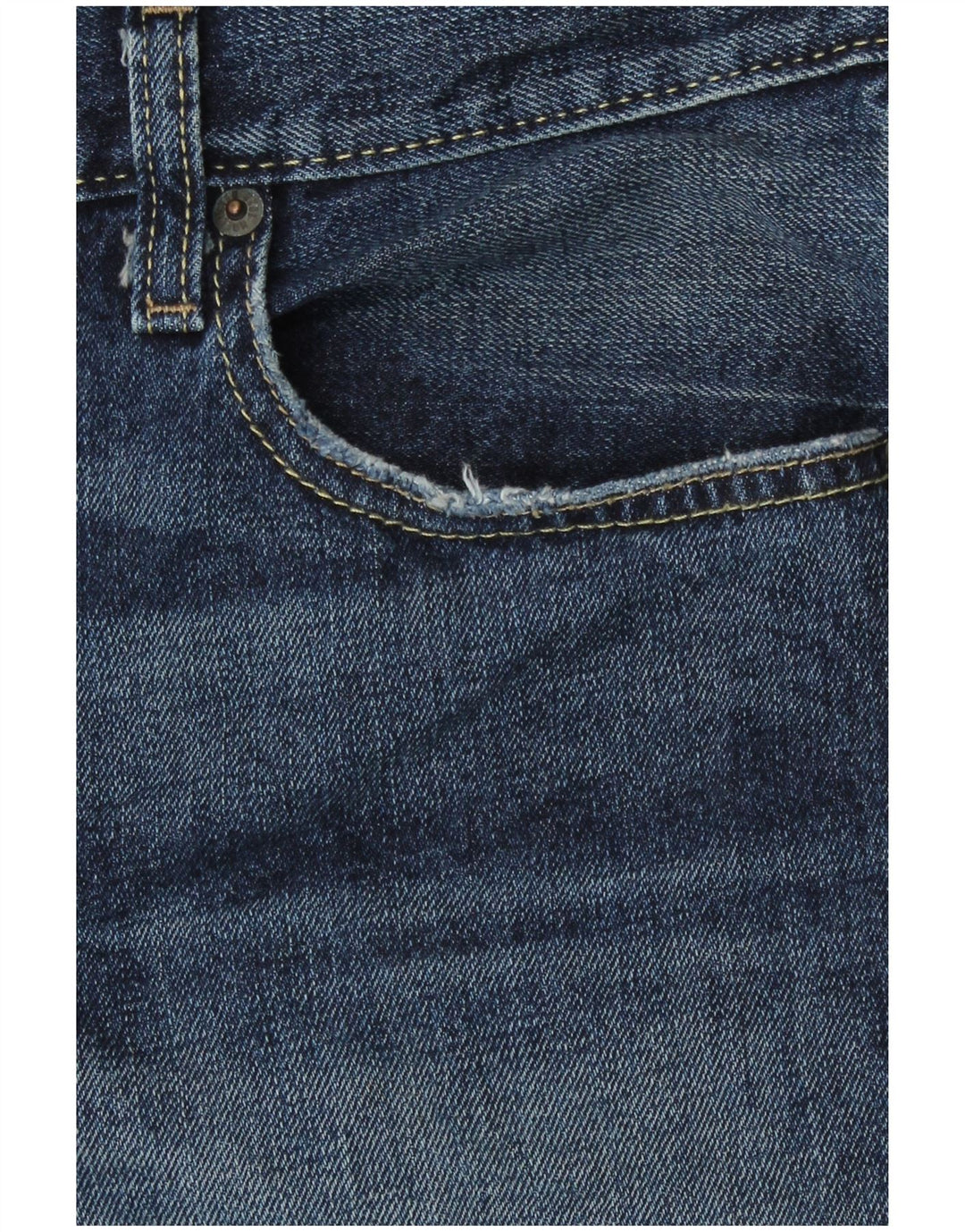 Hollister Bootcut jeans til mænd W38 L30 Marineblå bomuld