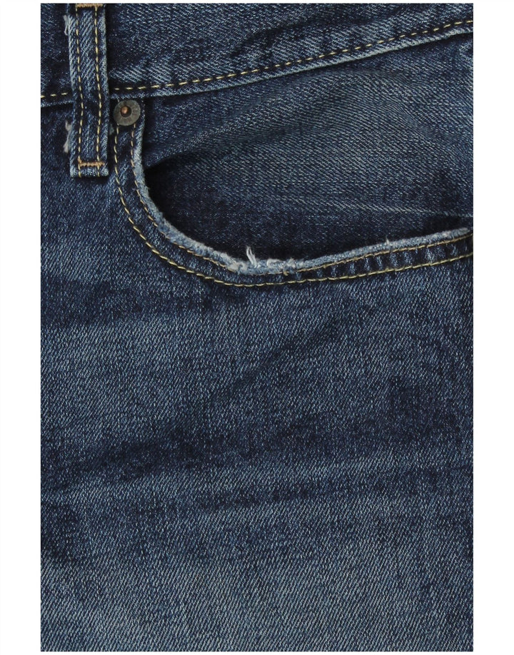 Hollister Bootcut jeans til mænd W38 L30 Marineblå bomuld