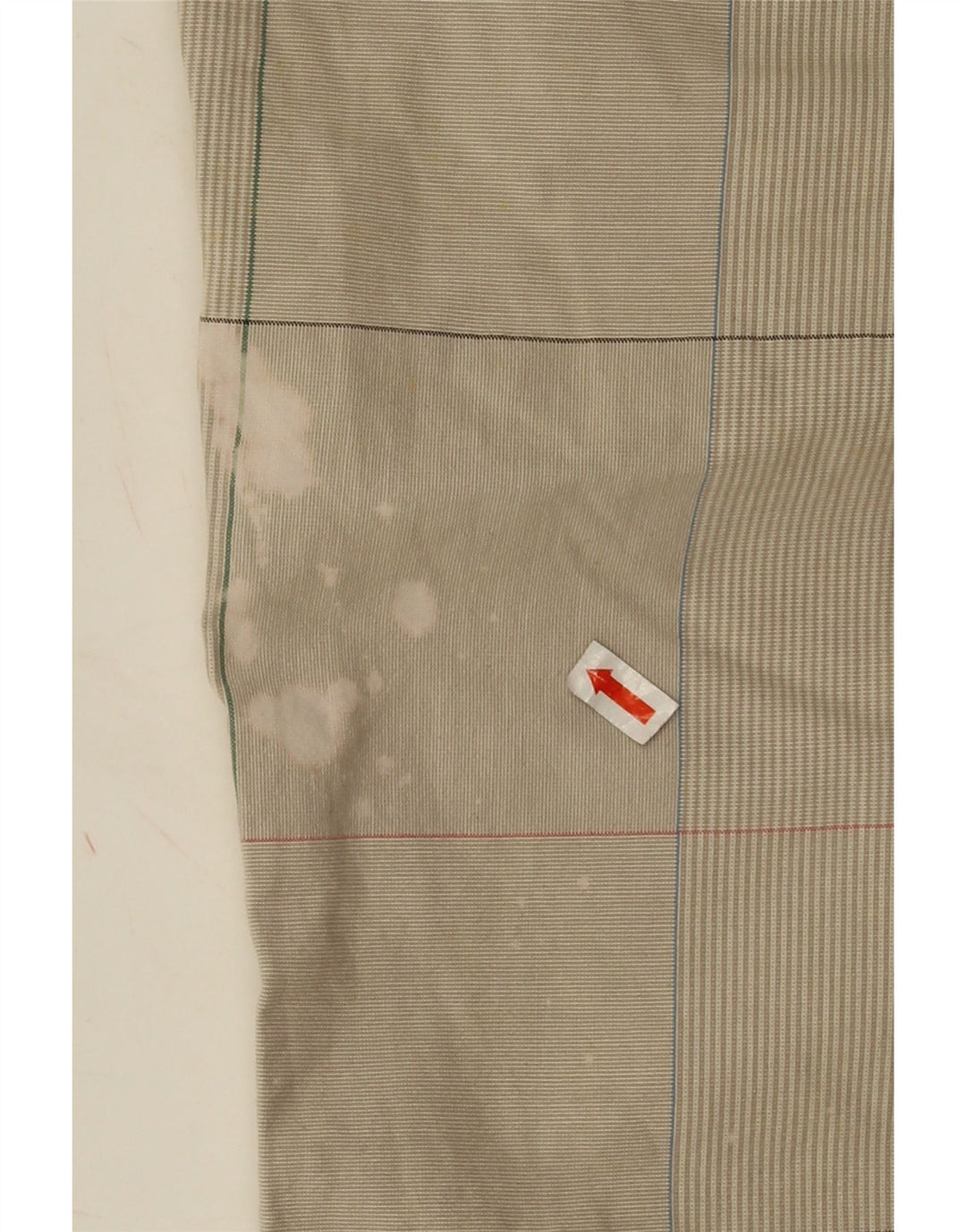 Converse Chino Shorts til mænd Small W28 Beige ternet bomuld