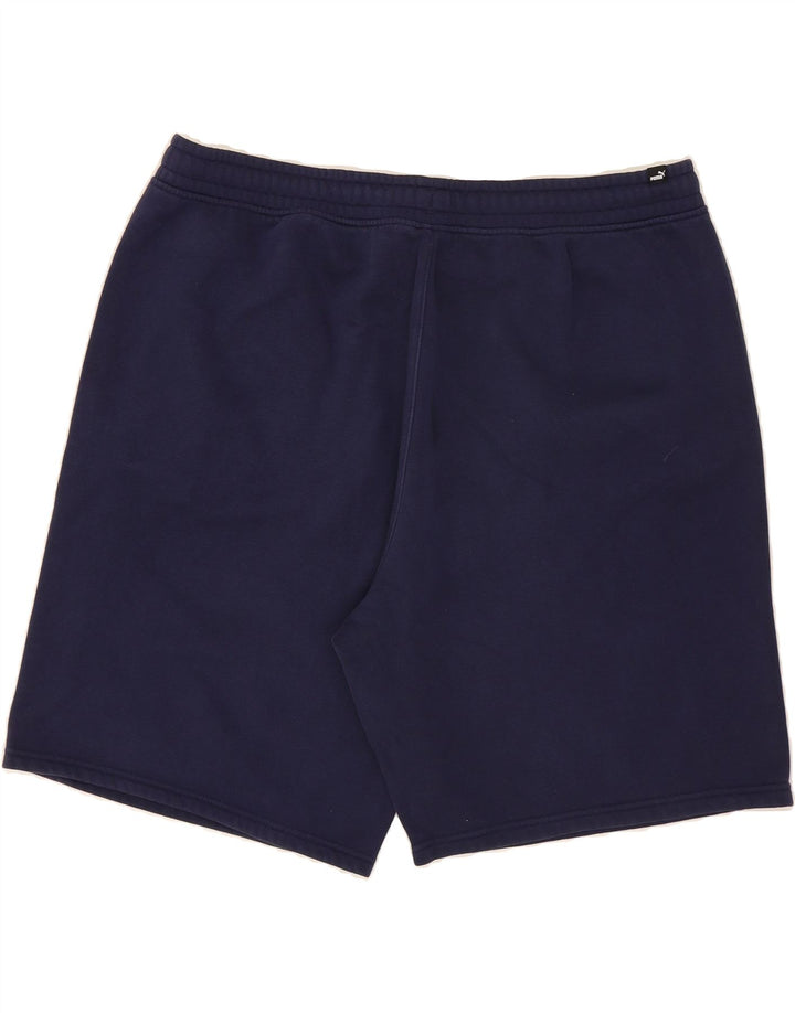 PUMA Mens Sport Shorts 2XL  Navy Blue Vintage Puma and Second-Hand Puma from Messina Hembry 