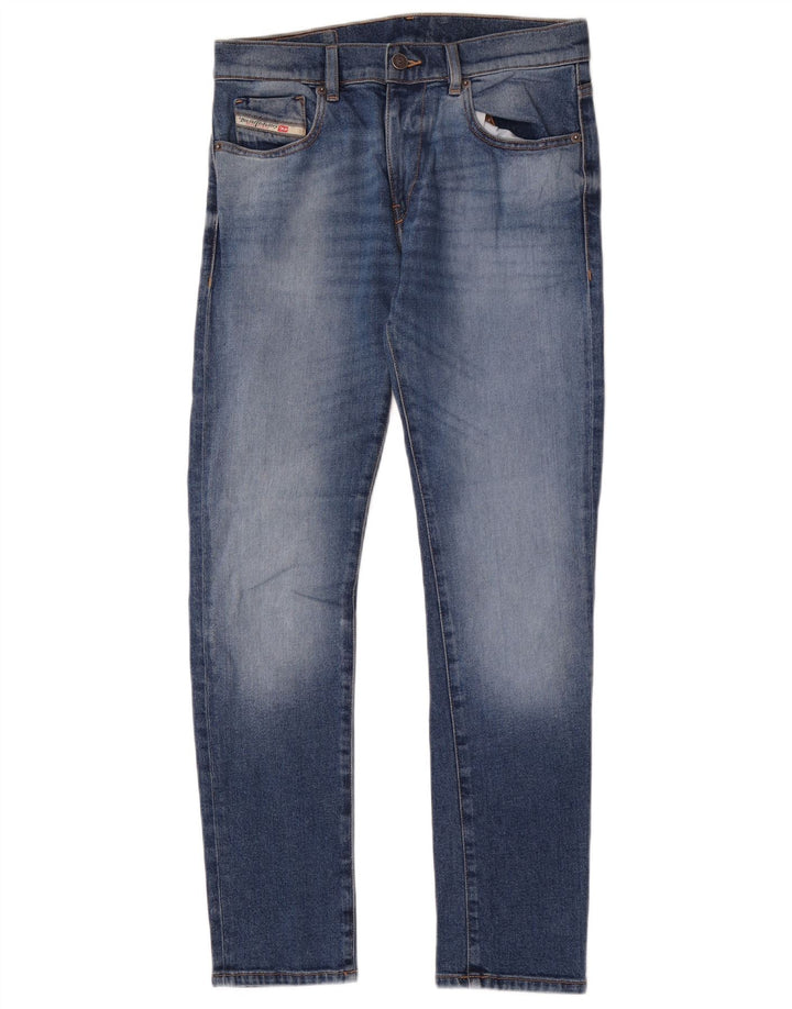 Diesel Dame Slim Jeans W28 L30 Blå Bomuld