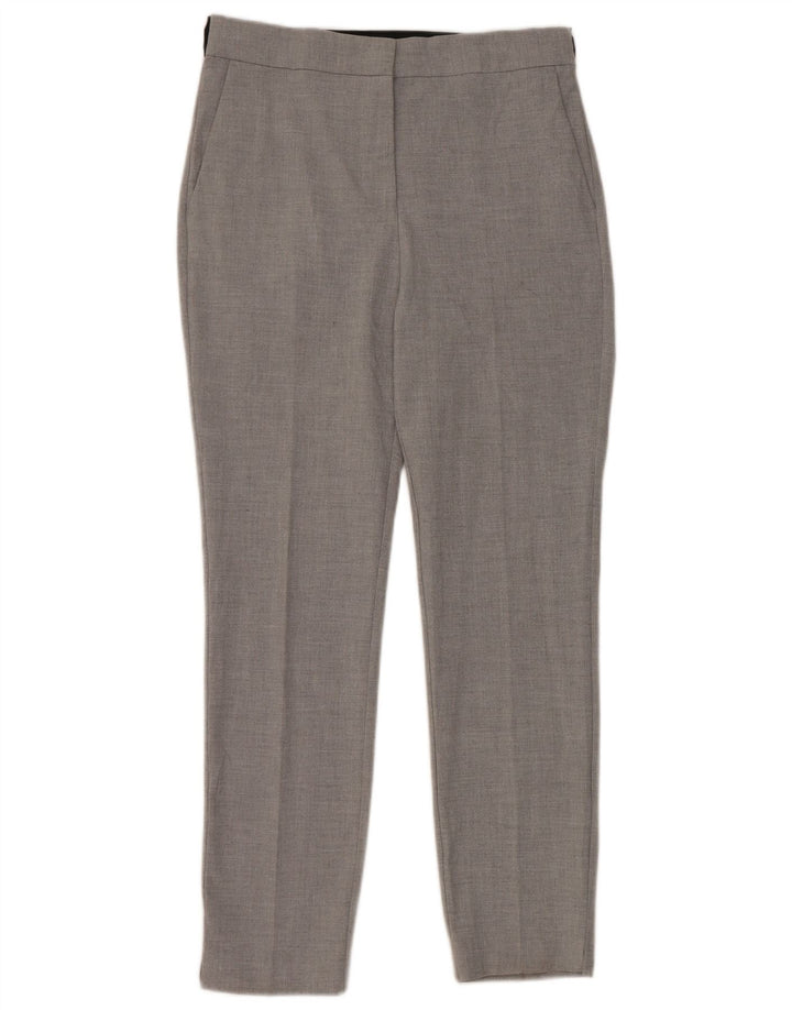 Zara koniske chinobukser til kvinder Medium W30 L28 Grå polyester