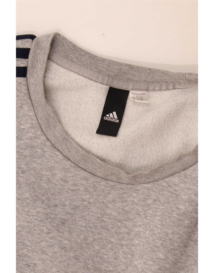 Adidas Sweatshirt Jumper til mænd XL Grå Flecked
