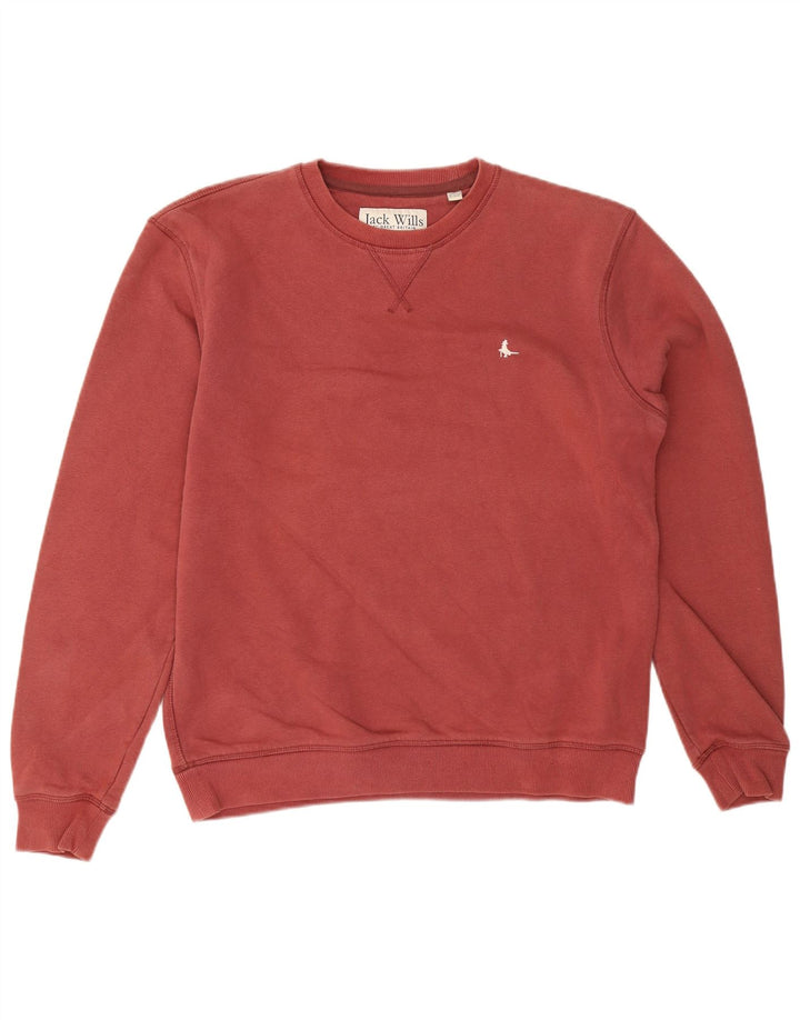 Jack Wills Herre sweatshirt Jumper Medium Bourgogne bomuld