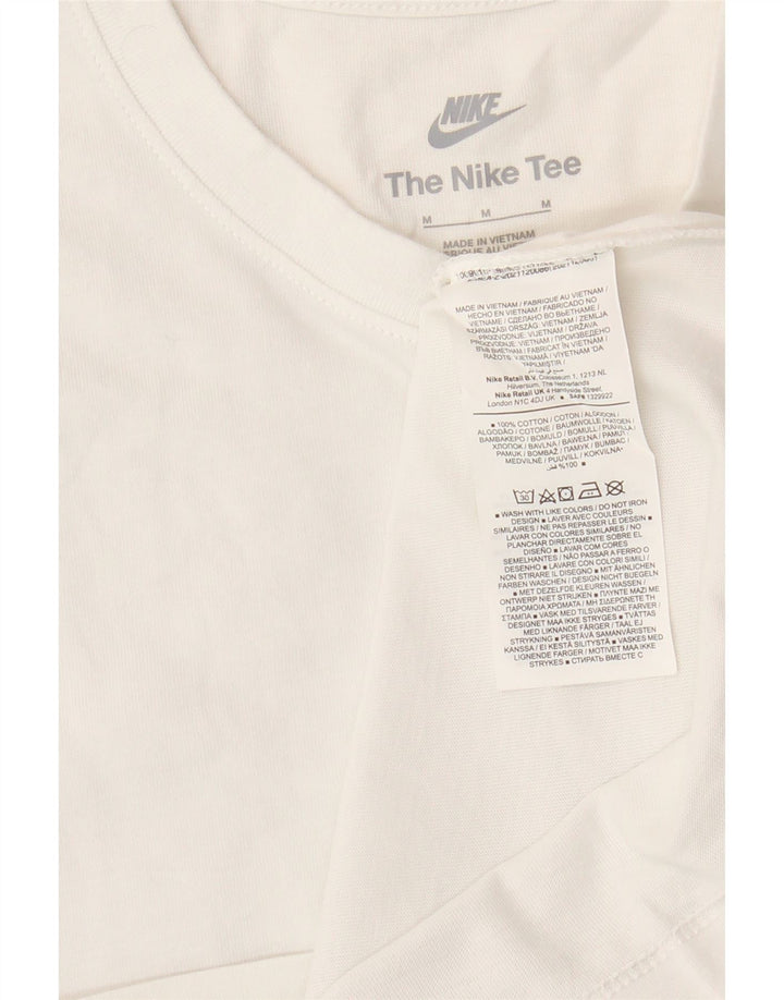 NIKE T-shirt top mellem hvid bomuld til mænd