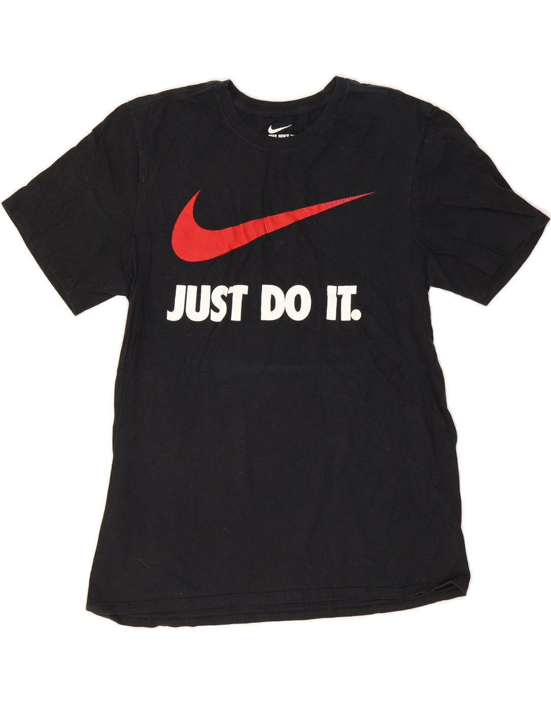 NIKE Mens Athletic Cut Graphic T-Shirt Top Medium Black Cotton Vintage Nike and Second-Hand Nike from Messina Hembry 