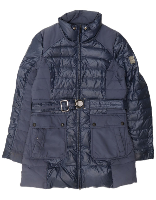 Refrigue Womens Polstret Frakke UK 14 Large Navy Blue Polyester