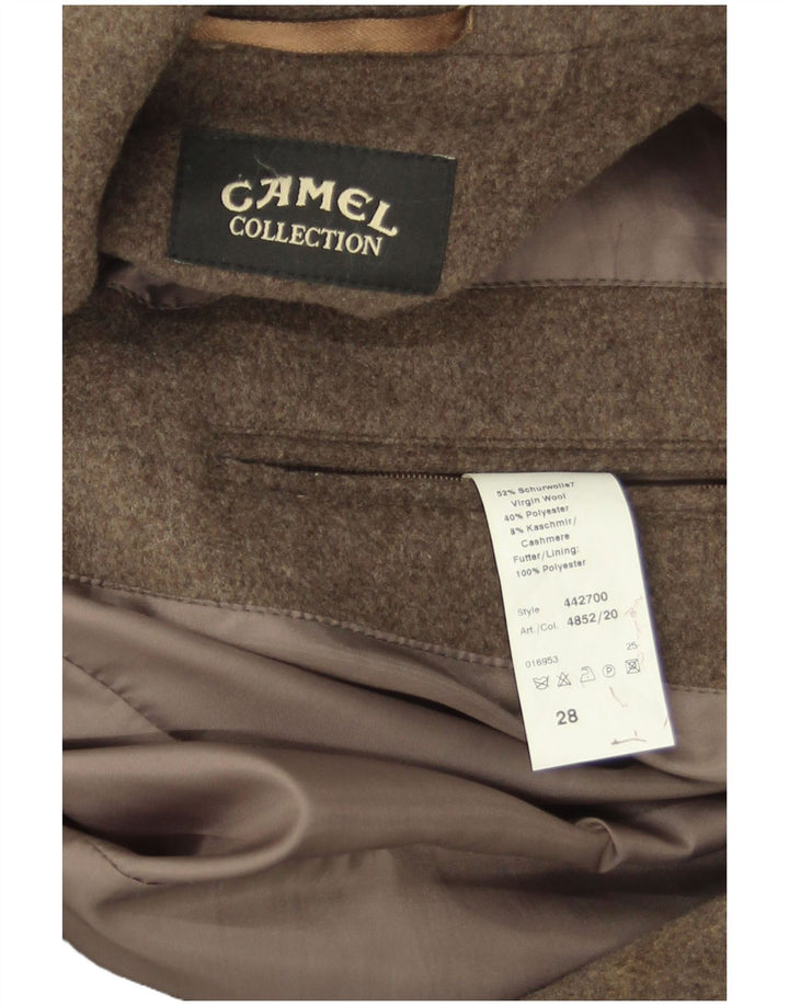 Camel Active Herre 2 Button Blazer Jacket UK 44 2XL Grå Virgin Wool