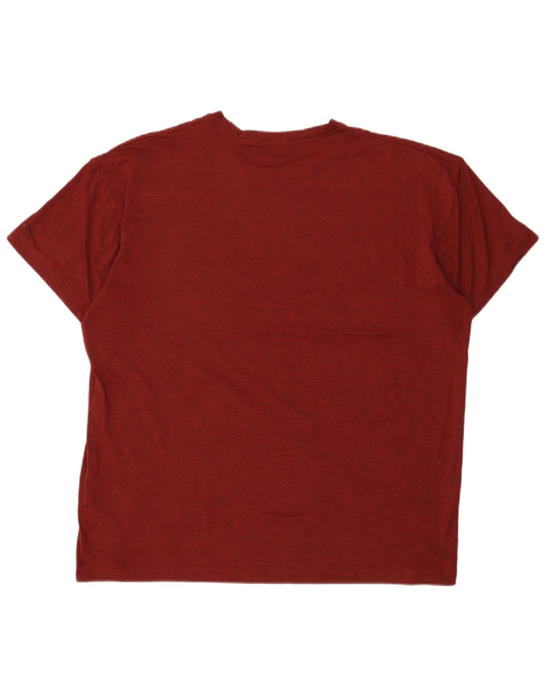 Columbia Herre T-Shirt Top XL Burgundy Polyester
