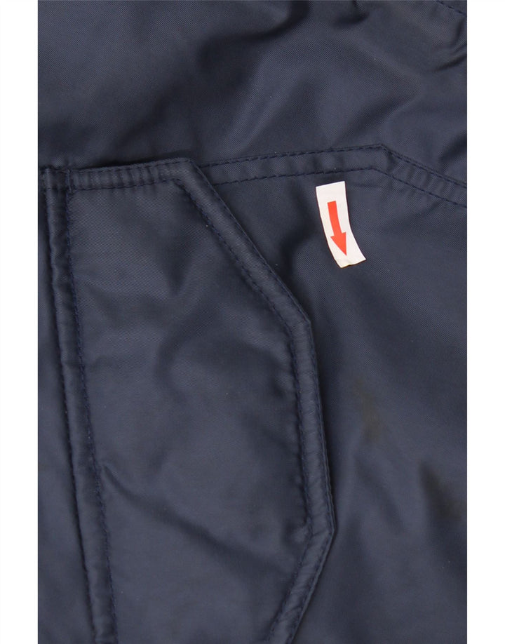 New Roads Bomberjakke til mænd UK 44 2XL Navy Blue Polyamid