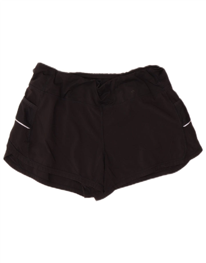 ATHLETA sportsshorts til kvinder UK 12 Mellem sort polyester