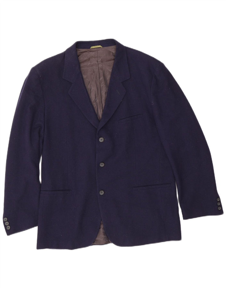 Roccobarocco Herre 3-knaps blazerjakke UK 40 Large Navy Blue