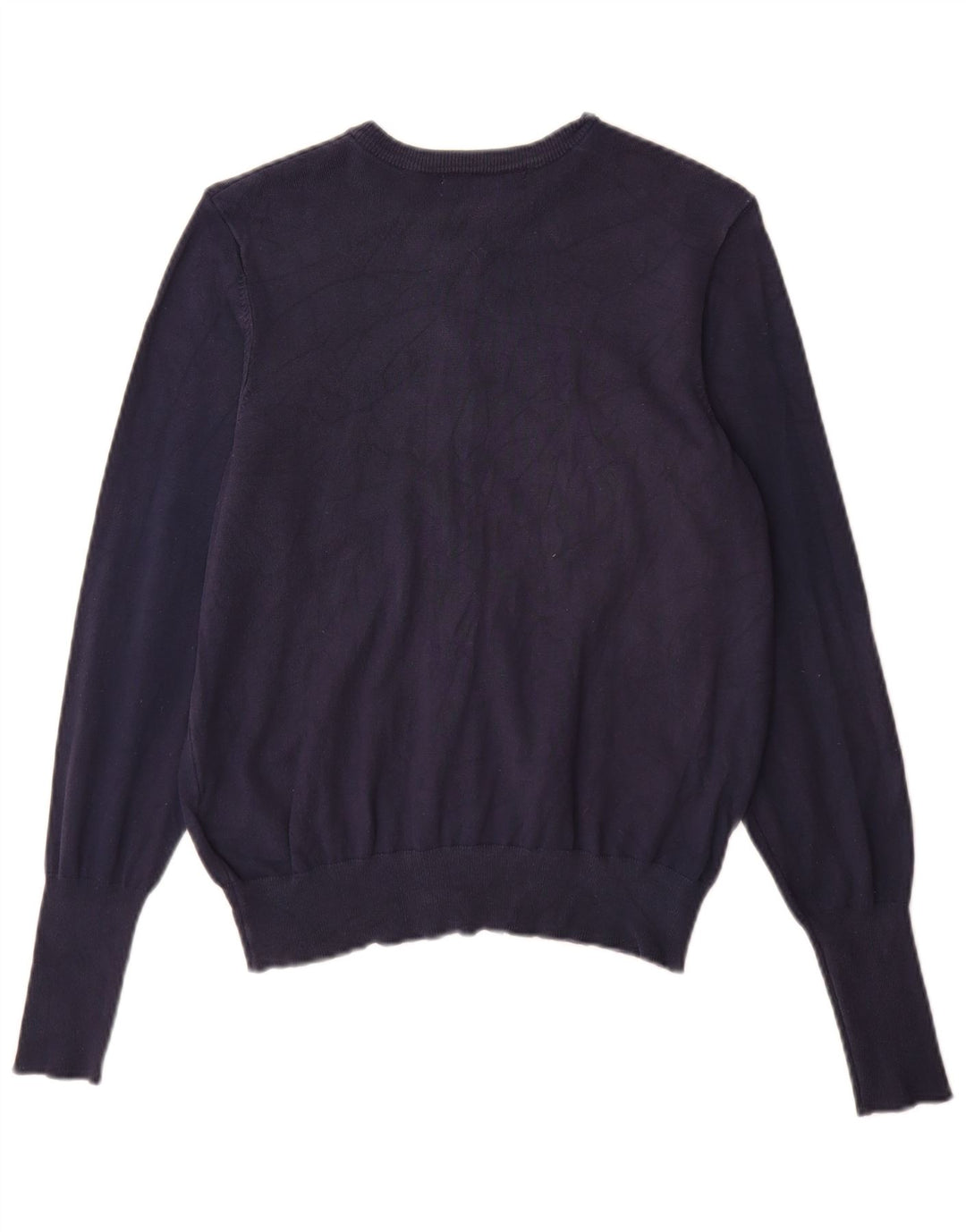 Marks & Spencer Dame Cardigan Sweater UK 14 Medium Navy Blue Viscose