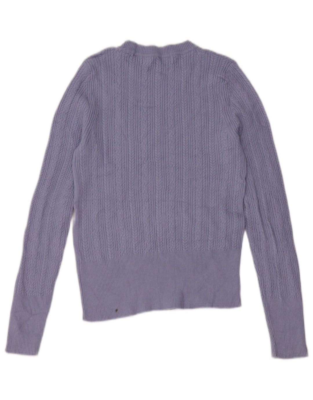Marks & Spencer Dame sweater med rund hals DK 8 Lille blå viskose