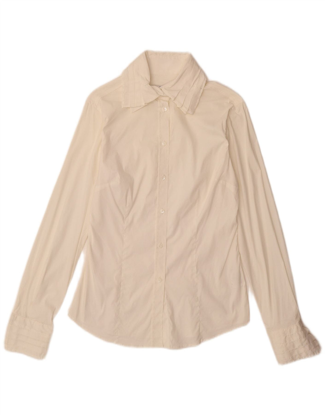 Gant Dameskjorte UK 12 Medium Off White Bomuld