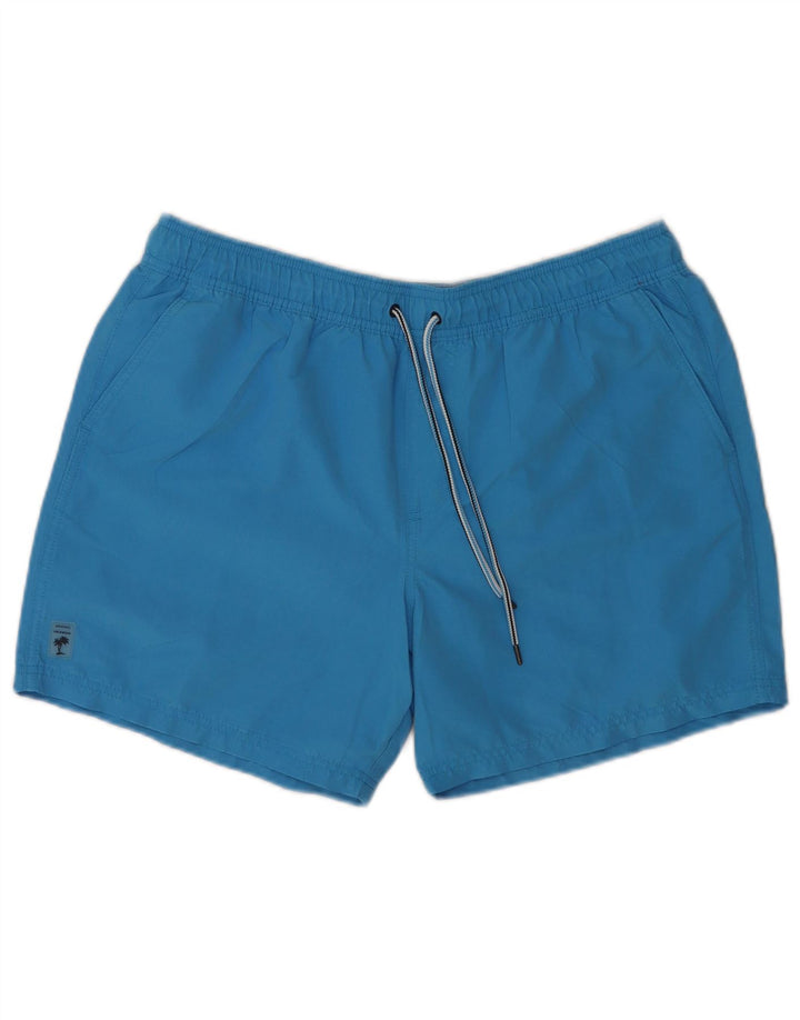 Marks & Spencer Herre almindelige svømmeshorts store blå polyester