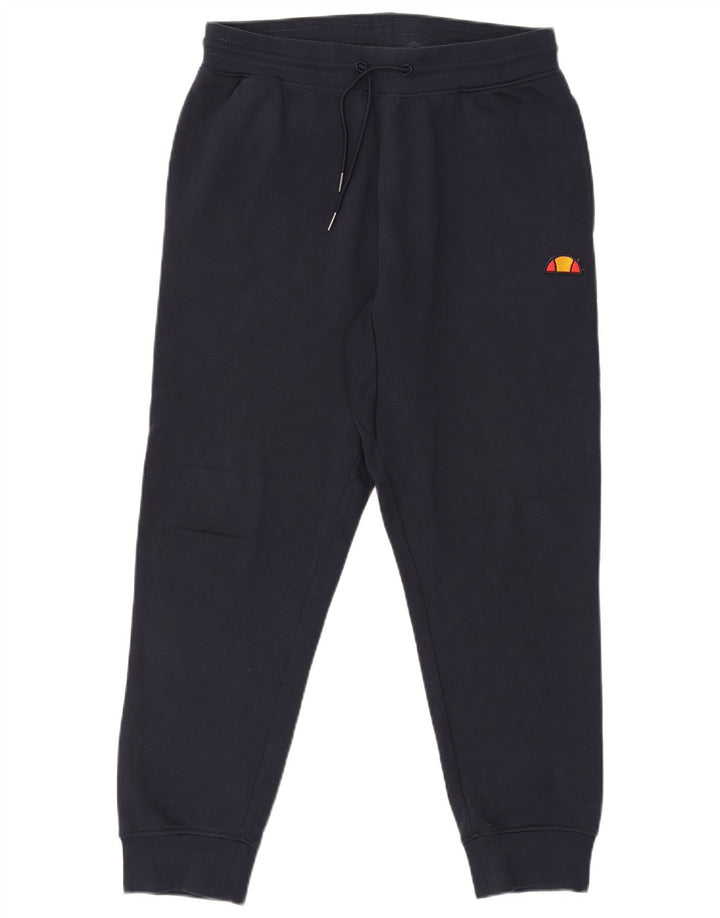 Ellesse Herre træningsdragt Bukser Joggers Large Navy Blue Bomuld