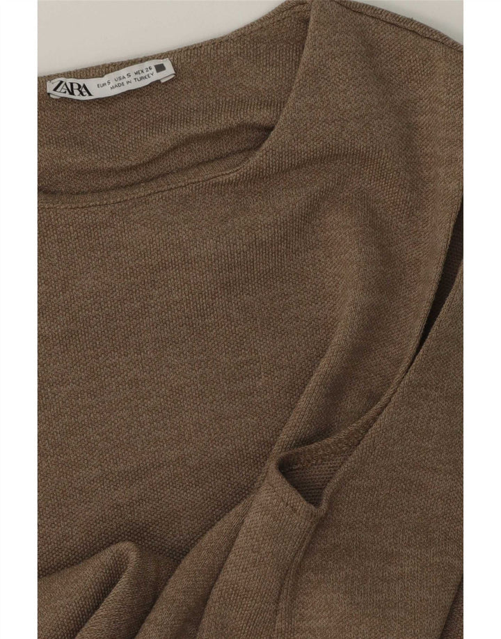 Zara Damevest Top UK 10 Small Beige