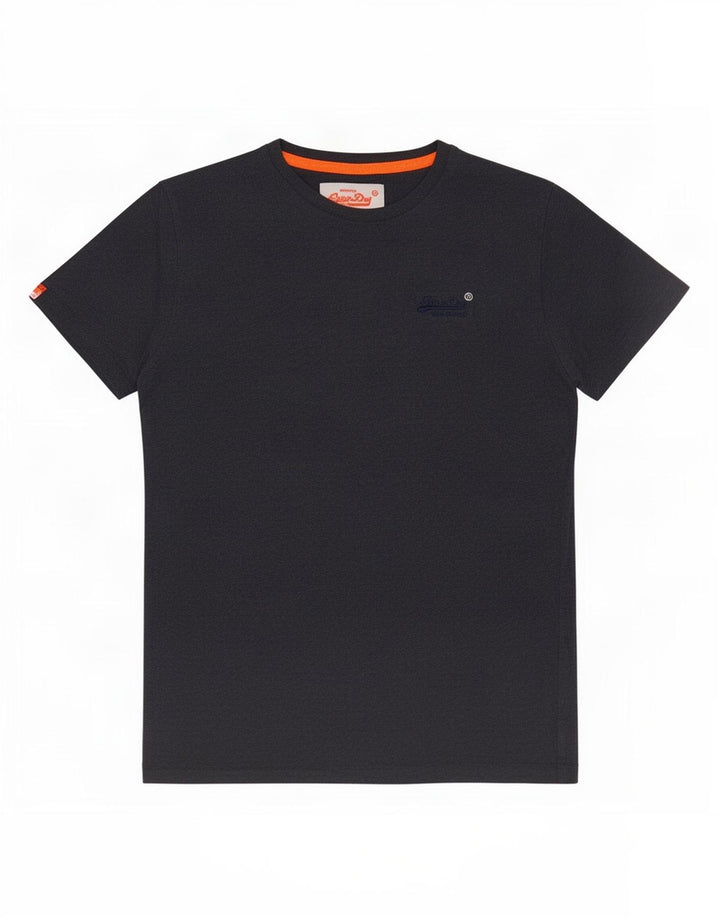 Superdry T-shirt top til mænd, lille grå bomuld