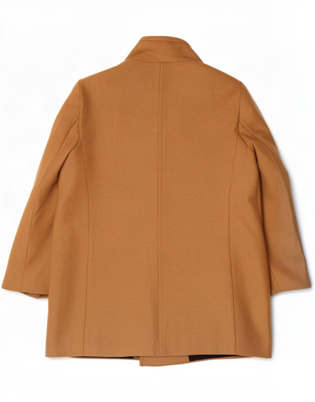 Zara Womens Pea Coat UK 20 2XL Beige Uld