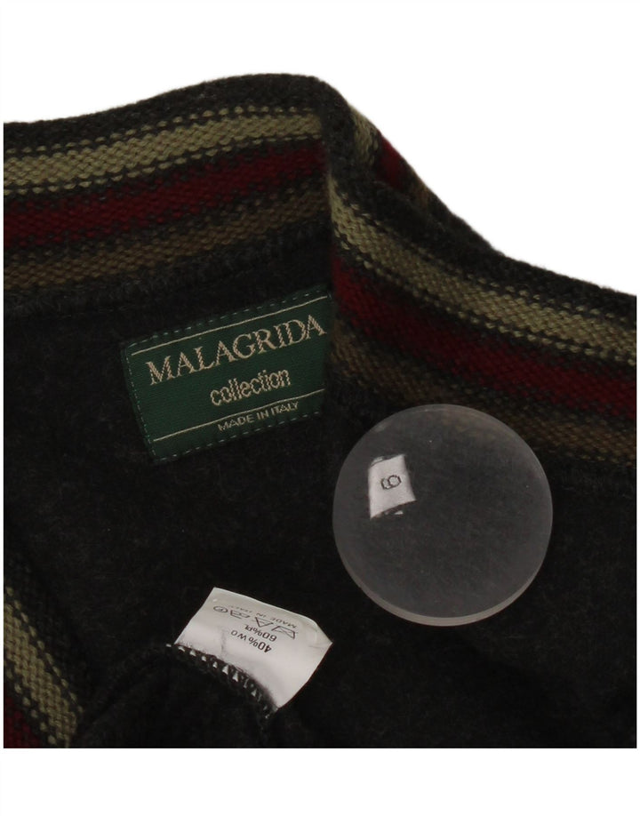 Malagrida Herre Cardigan Sweater XL Sort Uld
