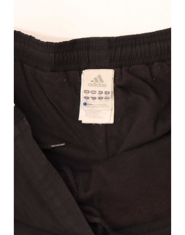 Adidas sportsshorts til kvinder UK 10 Small Black Polyester