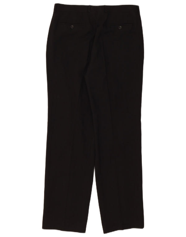 Armani Collezioni Herre Lige jakkesæt bukser IT 52 Large W34 L32 Sort