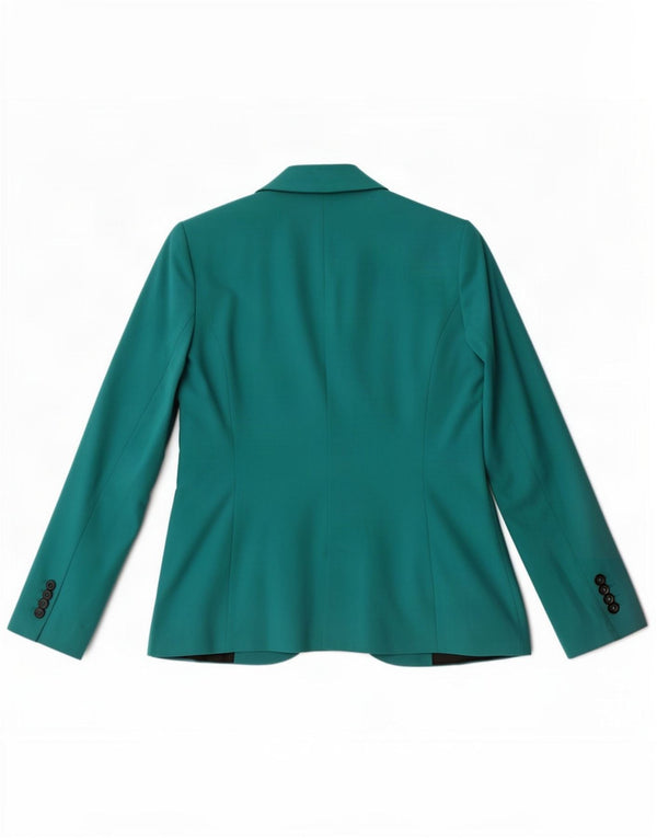 Zara Dame 1 Knap Blazer Jacket UK 14 Stor turkis