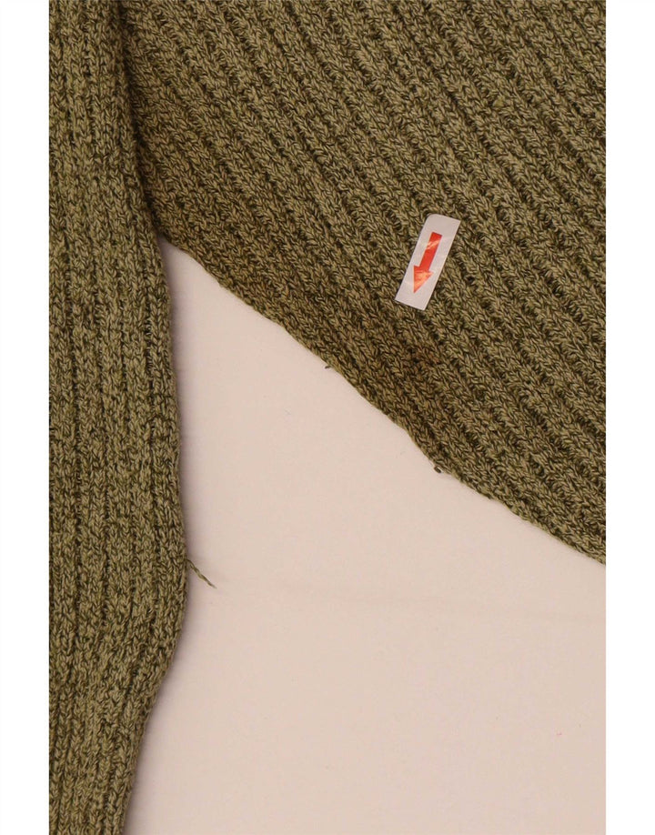 Marlboro Classics Herre Boat Neck Jumper Sweater Stor Grøn Bomuld