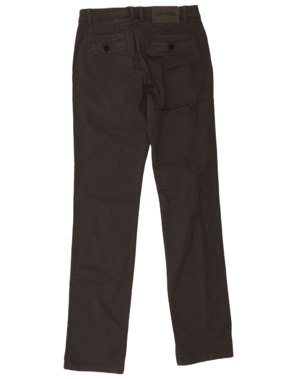 Bikkembergs Womens Slim Chino Trousers IT 42 Medium W28 L31 Grey Cotton