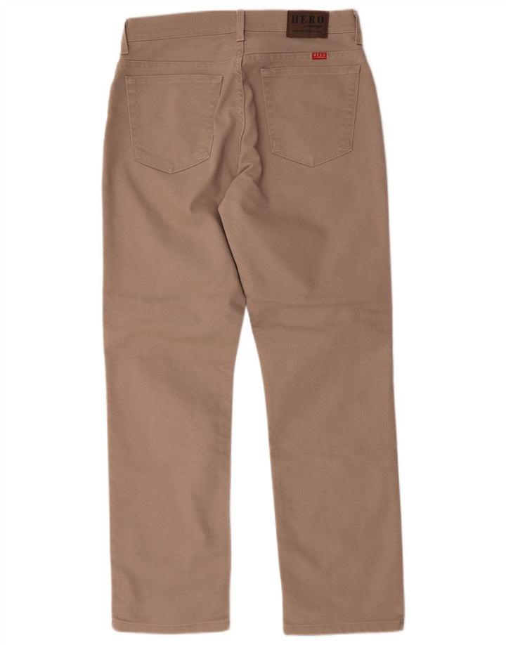 Wrangler Herre Regular Fit Straight Jeans W36 L32 Beige Bomuld
