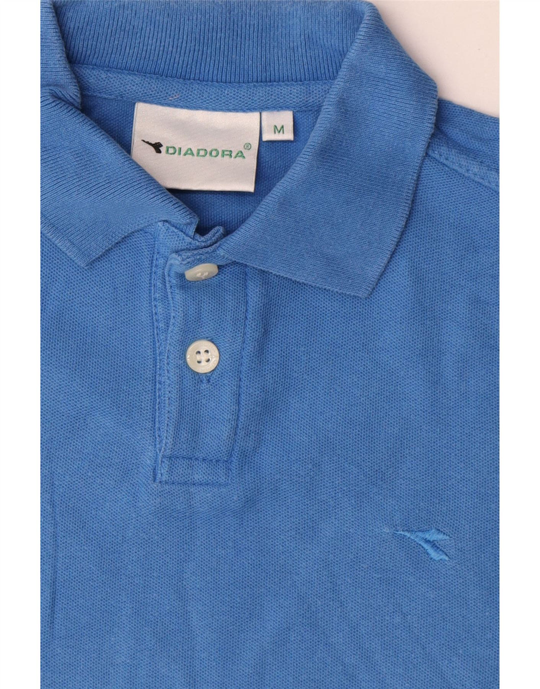 DIADORA drenge poloshirt 7-8 år Medium blå bomuld