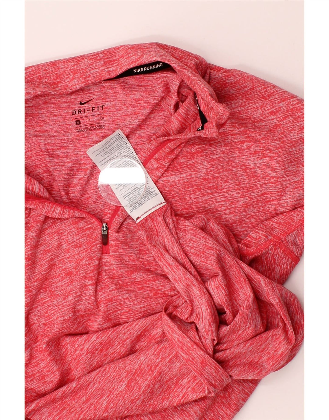 NIKE Womens Dri Fit Oversized Pullover Tracksuit Top UK 10 Small Red Vintage Nike and Second-Hand Nike from Messina Hembry 