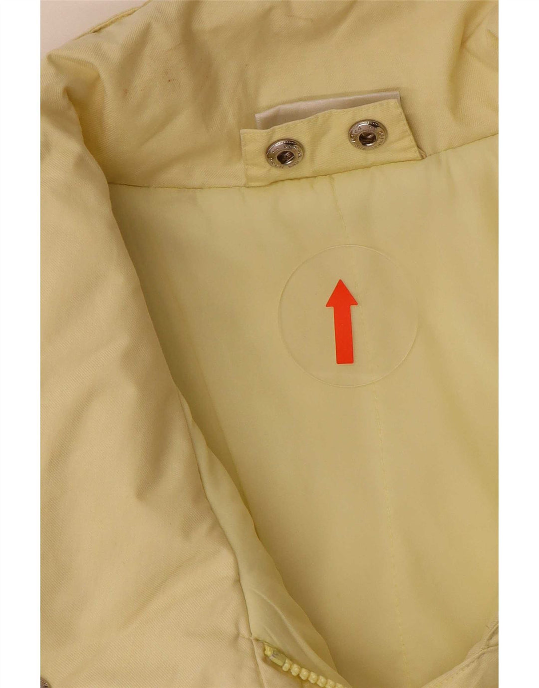 Klepper Dame Oversized Windbreaker Jacket IT 42 Medium Gul Bomuld