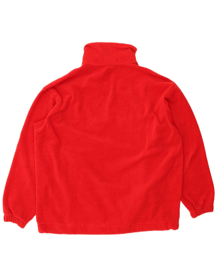 ELLESSE Fleece Jumper med lynlås til mænd 2XL Rød Polyester