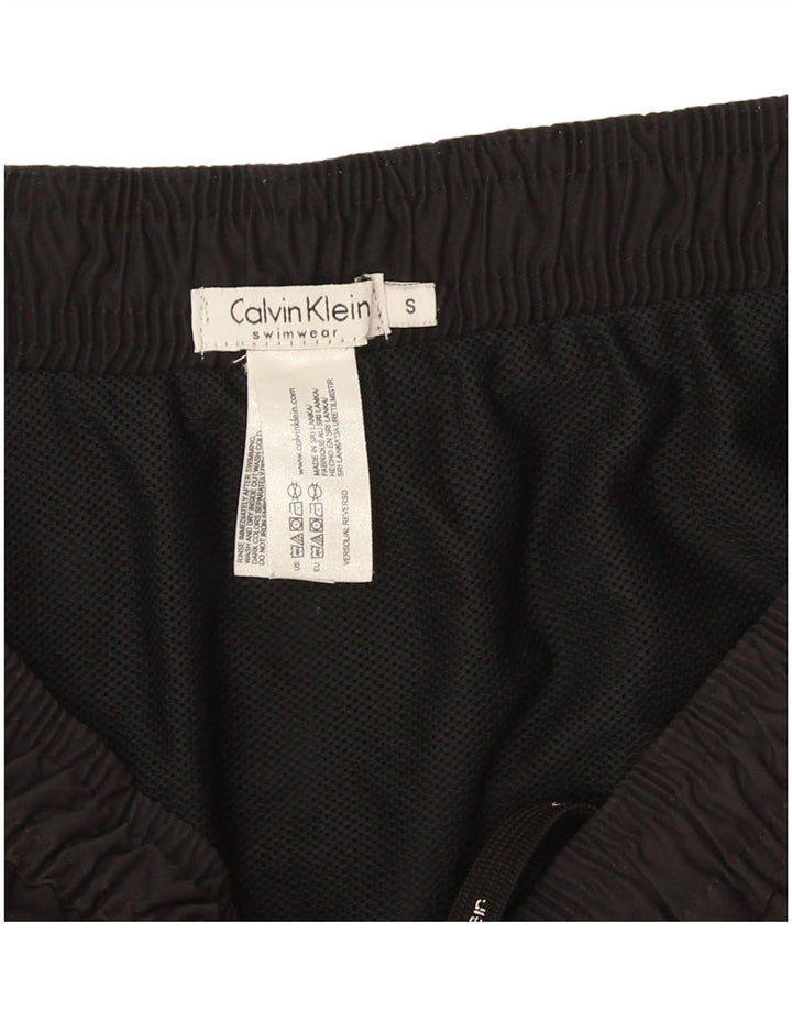 Calvin Klein Herre grafiske svømmeshorts Små sorte polyester