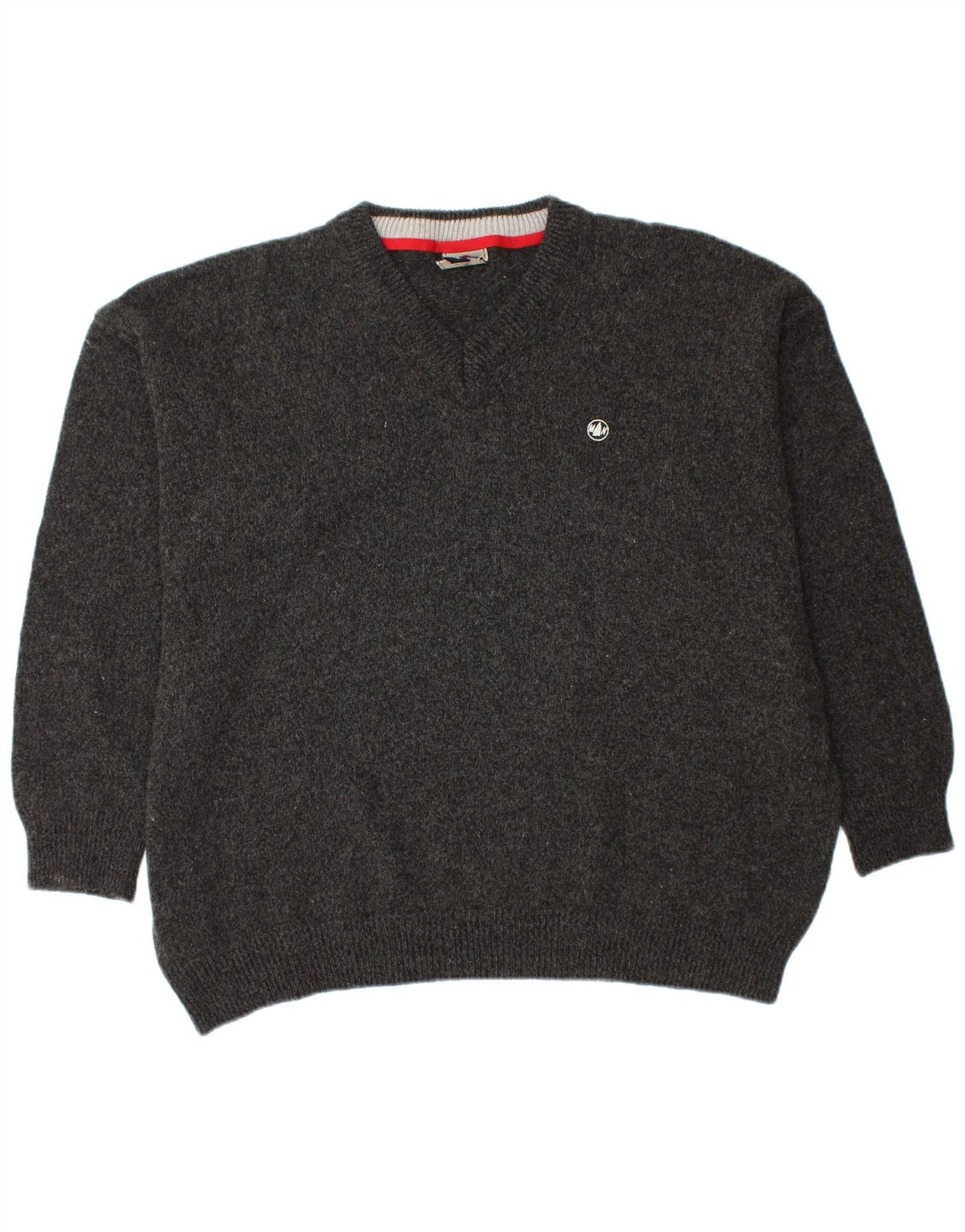 MURPHY & NYE Herre V-hals sweater 2XL sort uld