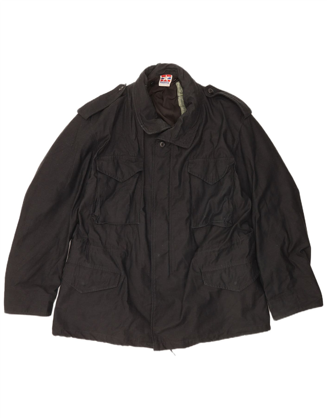 Propper Herre Military Jacket UK 40 Large Black Nylon
