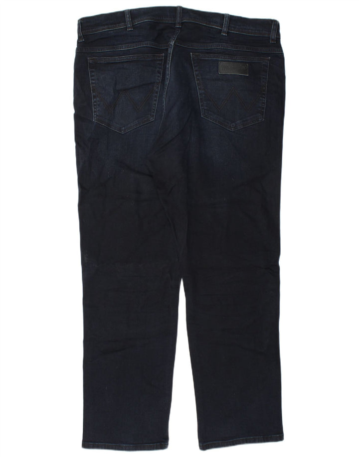 Wrangler Herre Texas Straight Jeans W40 L32 Marineblå Bomuld