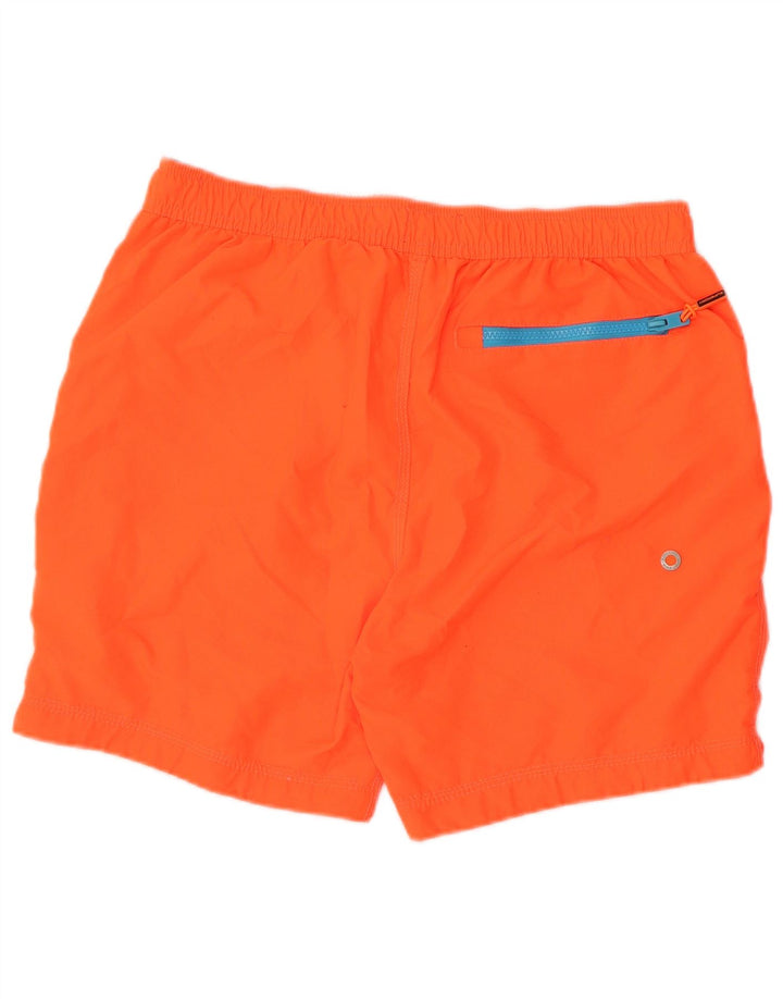 Superdry grafiske badeshorts til mænd XL orange polyester