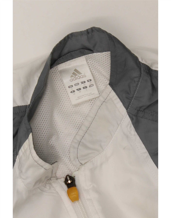 Adidas træningsdragt topjakke til kvinder UK 10 Small Grey Colourblock