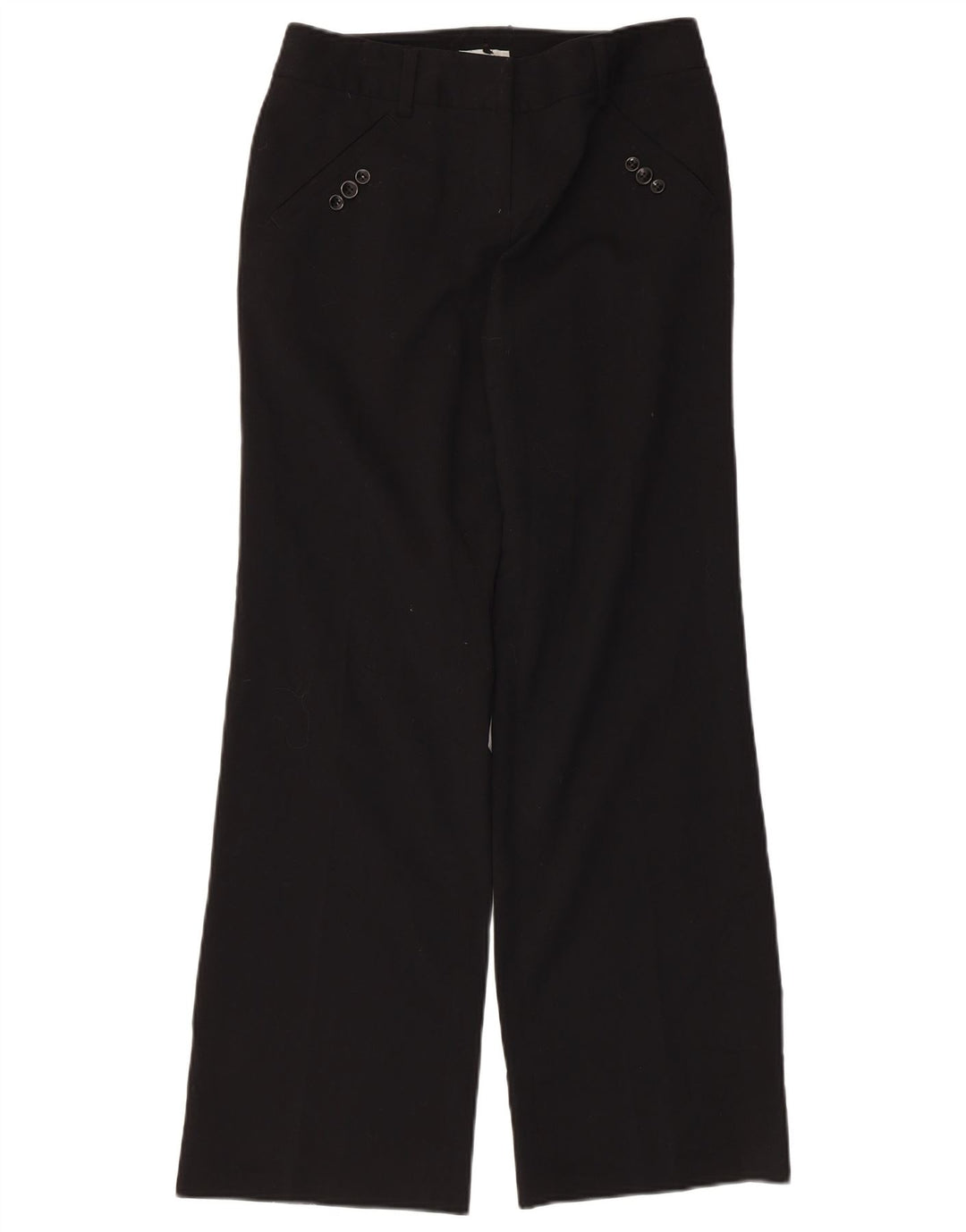 Jigsaw Dame Bootcut Chino Bukser UK 8 Small W30 L31 Black Polyester