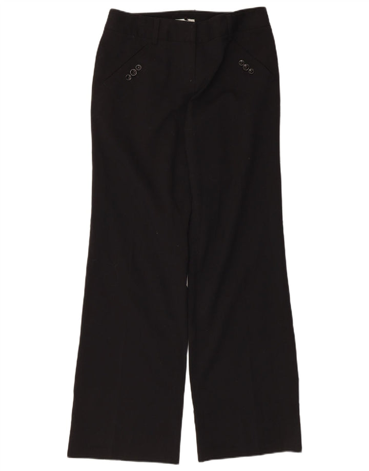 Jigsaw Dame Bootcut Chino Bukser UK 8 Small W30 L31 Black Polyester